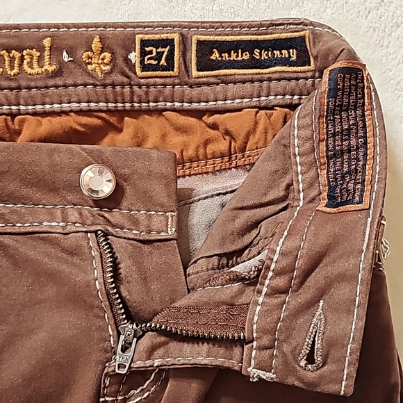 💥Rock Revival Roselle Ankle Skinny Stretch Jeans. Women's Size: W27x30L. - Picture 12 of 16